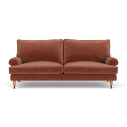3 Seater Sofa - Cinnamon - Eco Chenille - Stewart - The Cotswold Company - thumbnail 2