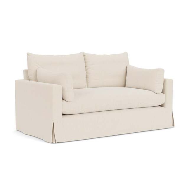 Large 2 Seater Sofa - Cream - House Weave - Ashton - The Cotswold Company - image 1