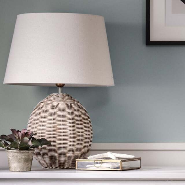 Rattan Large Table Lamp - Home Accessories - The Cotswold Company
