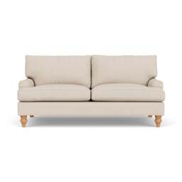 3 Seater Sofa - Lily White - House Linen Mix - Morris - The Cotswold Company - thumbnail 2