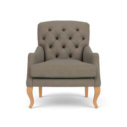Armchair - Mid Grey - House Linen Mix - Olivia - The Cotswold Company - thumbnail 2
