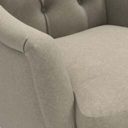 Armchair - Mid Grey - House Linen Mix - Olivia - The Cotswold Company - thumbnail 4