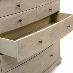 Winchcombe Smoked Oak 7 Drawer Chest - The Cotswold Company - thumbnail 7