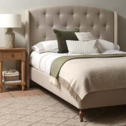 Gilmore King Size Classic Bedstead - Dusky Rose - Eco Chenille - The Cotswold Company - thumbnail 4