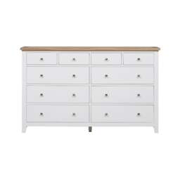 10 Drawer Chest - Chester Pure White - The Cotswold Company - thumbnail 5