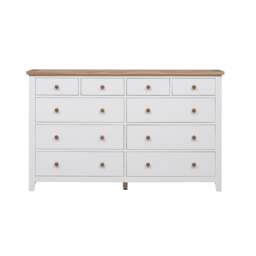 10 Drawer Chest - Chester Pure White - The Cotswold Company - thumbnail 4