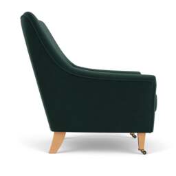 Armchair - Lake - Matt Velvet - Martha - The Cotswold Company - thumbnail 3
