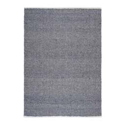 Milton Herringbone Rug Navy 160x230cm - Home Accessories - The Cotswold Company - thumbnail 2