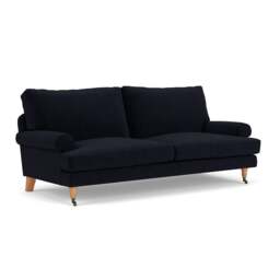 Stewart 3 Seater - Ink - Eco Chenille - The Cotswold Company