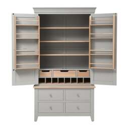 Double Larder - Chester Dove Grey - The Cotswold Company - thumbnail 6
