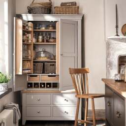 Double Larder - Chester Dove Grey - The Cotswold Company