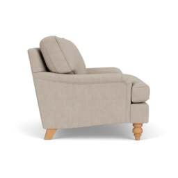 Love Seat - Natural - Luxury Italian Linen - Morris - The Cotswold Company - thumbnail 3
