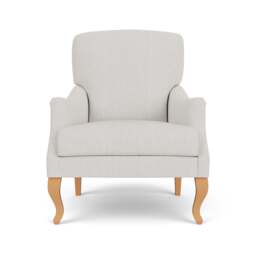 Armchair - Grey - Broadway Stripe - Elsie - The Cotswold Company - thumbnail 2