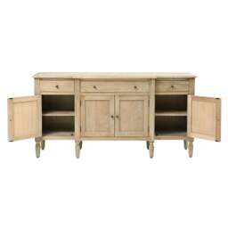 Camille Limewash Oak Extra Large Sideboard - The Cotswold Company - thumbnail 4