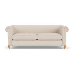 4 Seater Sofa - Lily White - House Linen Mix - Rayner - The Cotswold Company - thumbnail 2