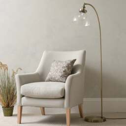 Boxwell Floor Lamp - Antique Brass - Home Accessories - The Cotswold Company