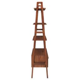 Halford Walnut Bookcase - The Cotswold Company - thumbnail 5