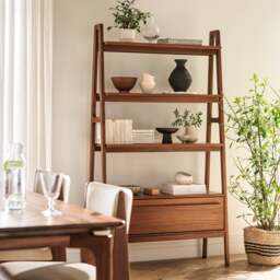 Halford Walnut Bookcase - The Cotswold Company - thumbnail 1