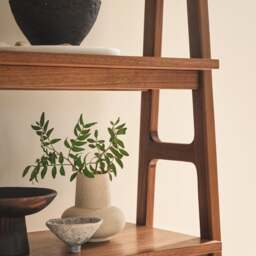 Halford Walnut Bookcase - The Cotswold Company - thumbnail 2