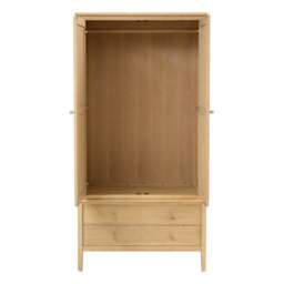 Berkeley Nordic Oak Double Wardrobe - The Cotswold Company - thumbnail 6