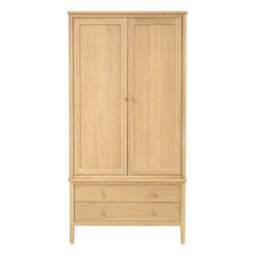 Berkeley Nordic Oak Double Wardrobe - The Cotswold Company - thumbnail 5