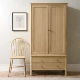 Berkeley Nordic Oak Double Wardrobe - The Cotswold Company