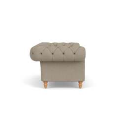 Large 2 Seater Sofa - Dove grey - House Linen Mix - Harris Chesterfield - The Cotswold Company - thumbnail 3