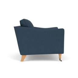 Love Seat - Indigo - House Linen Mix - Robinson - The Cotswold Company - thumbnail 3