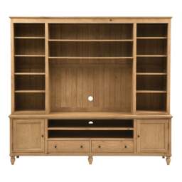 Elkstone Mellow Oak TV and Media Storage Unit - The Cotswold Company - thumbnail 2