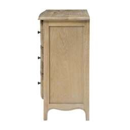 3 Drawer Chest - Camille Limewash Oak - The Cotswold Company - thumbnail 3