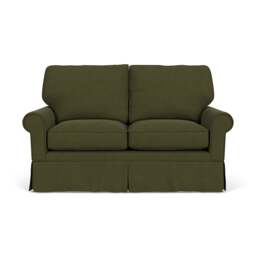2 Seater Sofa - Forest Green - House Linen Mix - Dawson - The Cotswold Company - thumbnail 2
