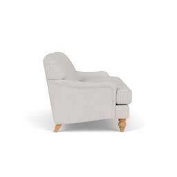 3 Seater Sofa - Soft White - Luxury Italian Linen - Ashbee - The Cotswold Company - thumbnail 3