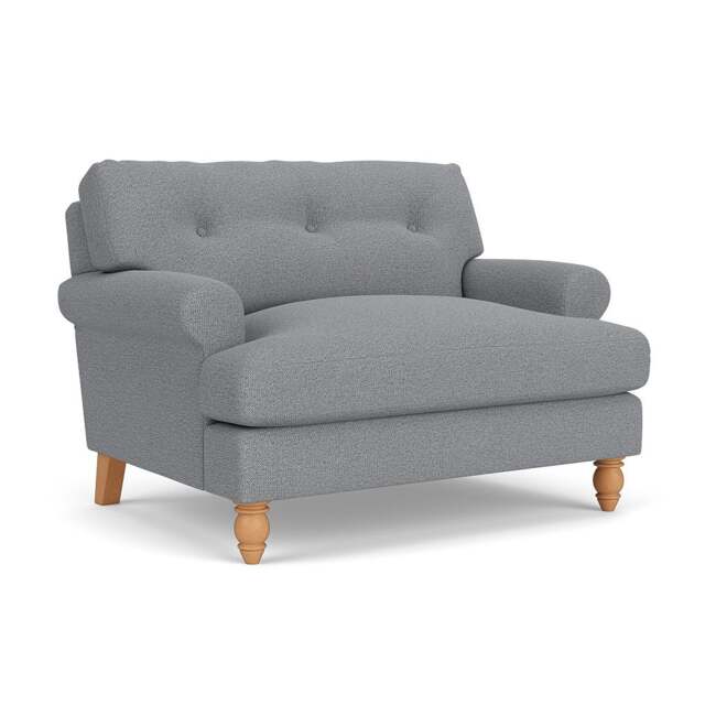 Love Seat - Blue Marl - House Weave - Talbot - The Cotswold Company - image 1