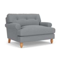 Love Seat - Blue Marl - House Weave - Talbot - The Cotswold Company - thumbnail 1