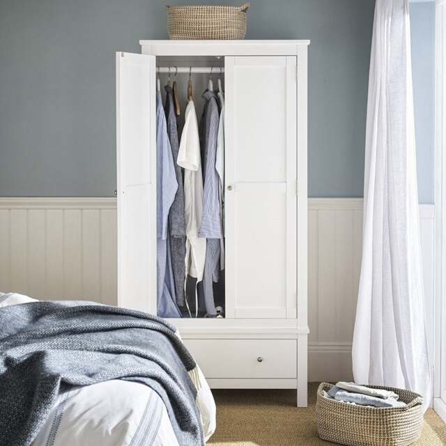 Double Wardrobe - Simply Cotswold Pure White - The Cotswold Company - image 1