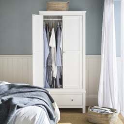 Double Wardrobe - Simply Cotswold Pure White - The Cotswold Company - thumbnail 1