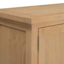 Inglesham Whitewash Oak Large TV Stand - The Cotswold Company - thumbnail 7