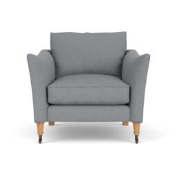 Armchair - Blue Marl - House Weave - Robinson - The Cotswold Company - thumbnail 2