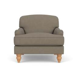 Armchair - Mid Grey - House Linen Mix - Ashbee - The Cotswold Company - thumbnail 2
