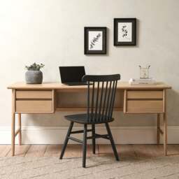 Winson Light Oak Desk - The Cotswold Company - thumbnail 4