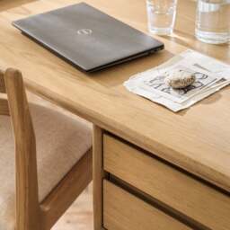Winson Light Oak Desk - The Cotswold Company - thumbnail 2