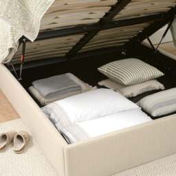 Super King Ottoman Bed - Sand - Cecily - The Cotswold Company - thumbnail 3