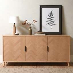 Harnhill Pale Ash Large Sideboard - The Cotswold Company - thumbnail 2