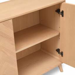Harnhill Pale Ash Large Sideboard - The Cotswold Company - thumbnail 7