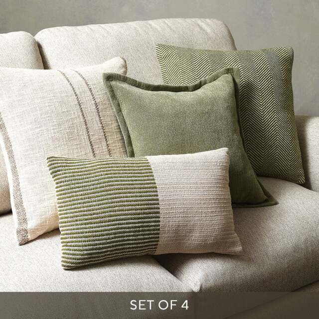 Contemporary Green Cushion Bundle - Home Accessories - The Cotswold Company - image 1