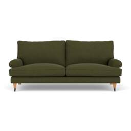 3 Seater Sofa - Forest Green - House Linen Mix - Stewart - The Cotswold Company - thumbnail 2