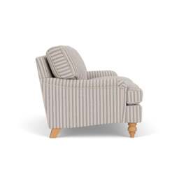 2 Seater Sofa - Indigo - Kingham Stripe - Morris - The Cotswold Company - thumbnail 3