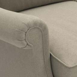 3 Seater Sofa - Mid Grey - House Linen Mix - Taylor High Back - The Cotswold Company - thumbnail 4
