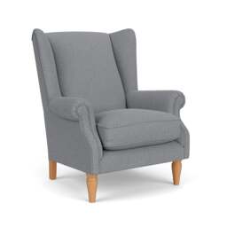 Alice Armchair - Blue Marl - House Weave - The Cotswold Company