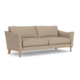 4 Seater Sofa - Natural - House Linen Mix - Robinson - The Cotswold Company - thumbnail 1